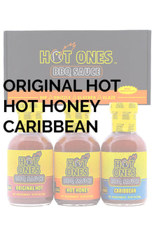 Hot Ones BBQ Trio Pack (Original / Hot Honey / Caribbean) F2