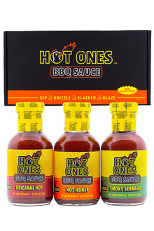 Hot Ones BBQ Trio Pack (Original / Hot Honey / Smoked Serrano) N6