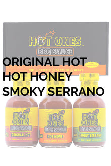 Hot Ones BBQ Trio Pack (Original / Hot Honey / Smoked Serrano) N6