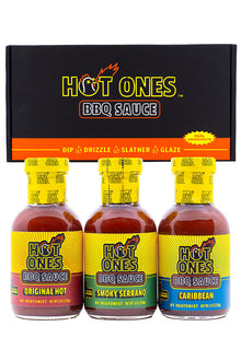 Hot Ones BBQ Trio Pack (Original / Smoked Serrano / Caribbean) G3