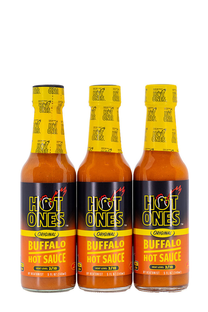 Buffalo Hot Sauce 3-Pack | Hot Ones Hot Sauce W4