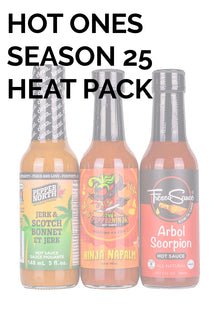 Hot Ones Hot Sauce Heat Pack - Season 25 D6