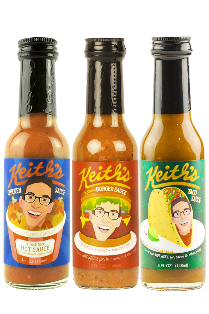 Keith's Hot Sauce Trio Pack W6