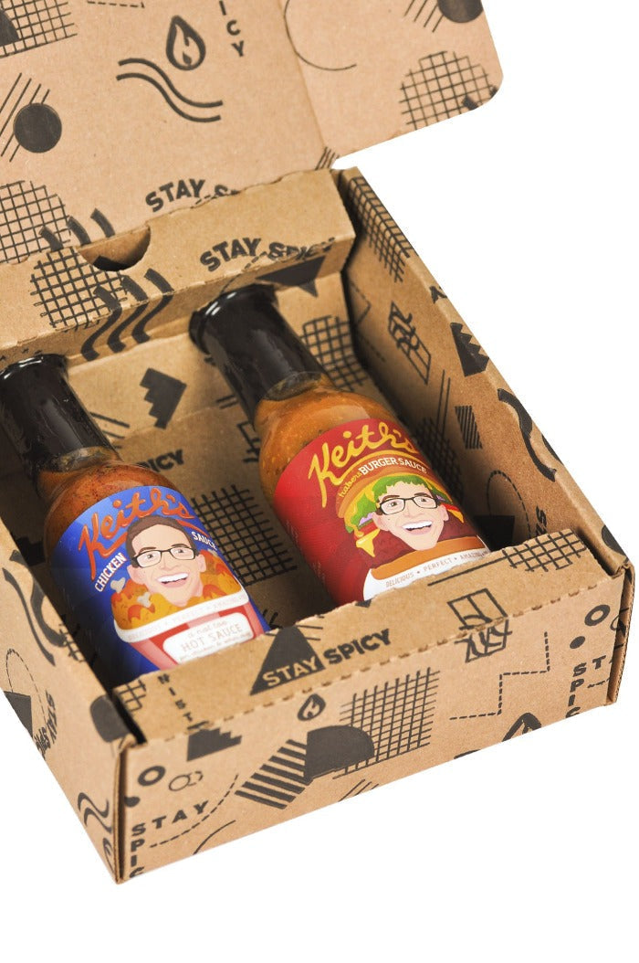 Chicken & Burger Hot Sauce Duo Pack | Keith's H7
